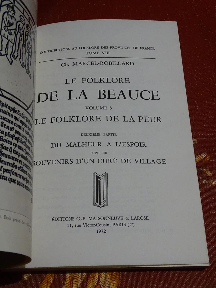 Le Folklore de la Beauce, Volume 8, 2e Partie MARCEL-ROBILLARD 1972 - Photo 3/3