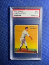 1933 GOUDEY Lonnie Warneke 203 PSA 5 Rookie RC