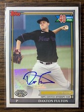 2021 Topps Pro Debut Daxton Fulton Prospect Auto Autograph Marlins