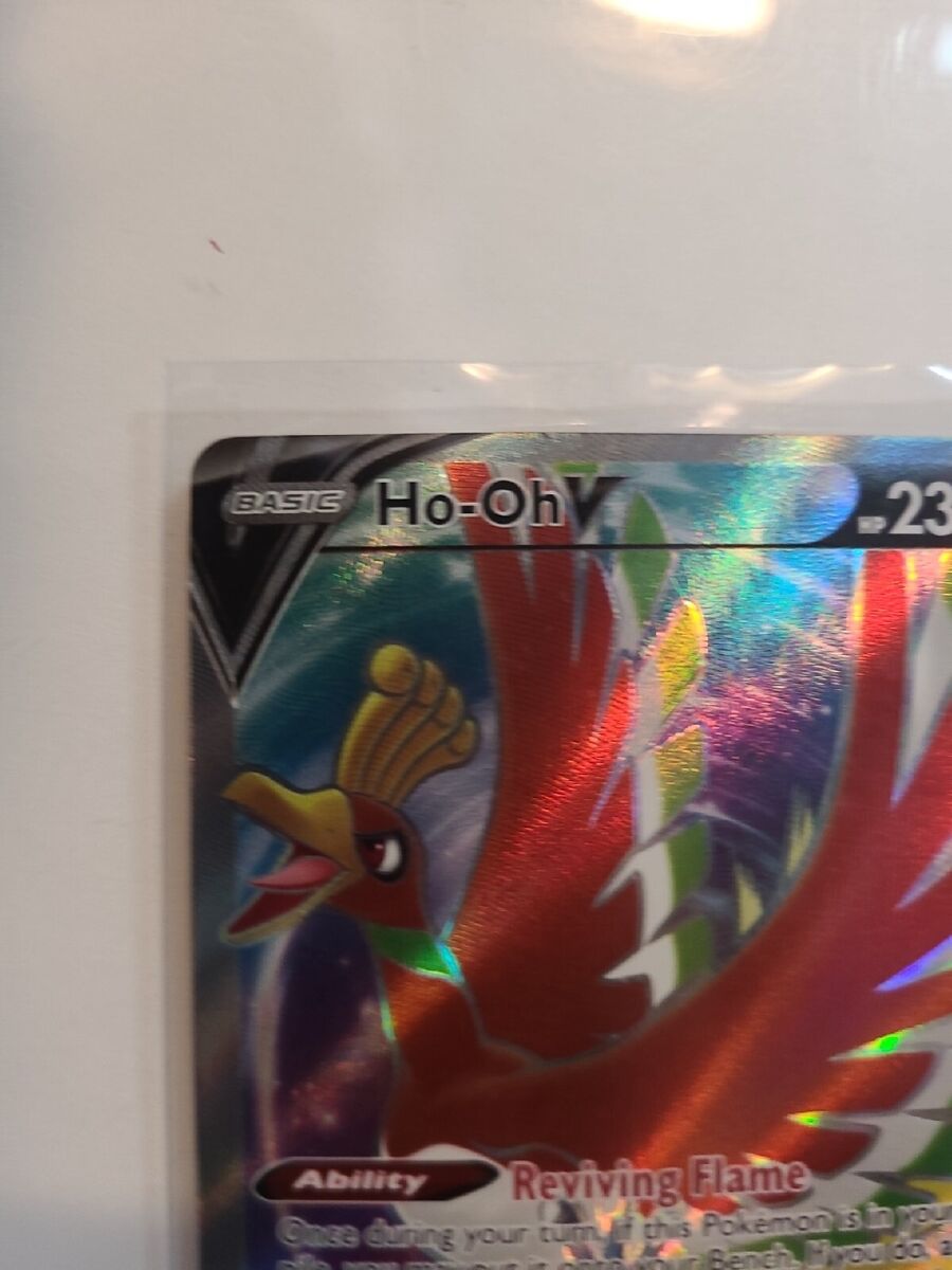 Ho-Oh V 187/195 Full Art Ultra Rare Silver Tempest Pokémon TCG NM