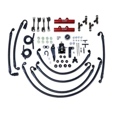 IAG PTFE Flex Fuel System Kit w/ FIC Injectors, Aeromotive FPR, IAG Fuel Rails