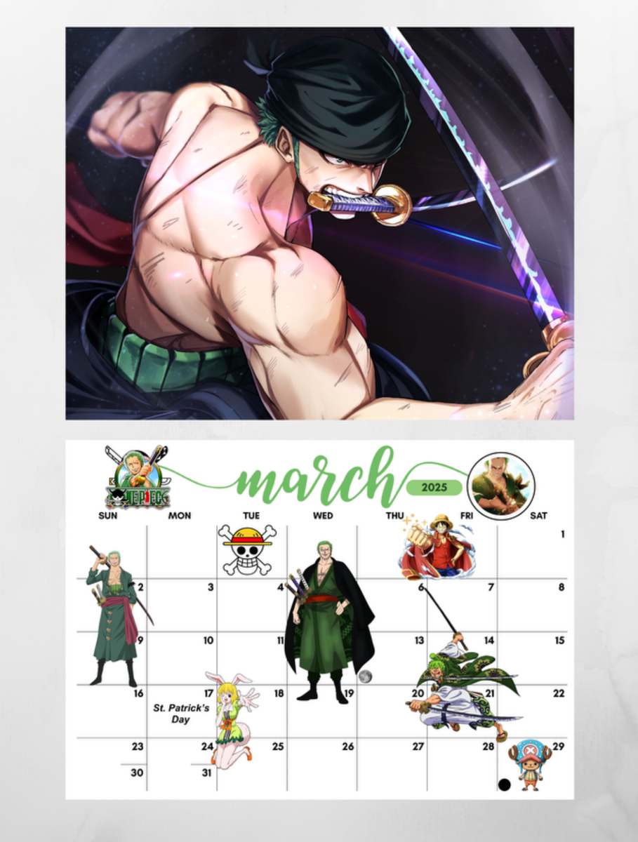 One Piece Wall calendar 2026 | eBay