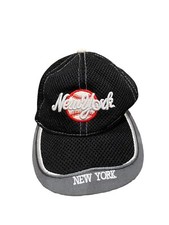New York Baseball Hat Black Adjustable Boys Cap 7-10 One Size