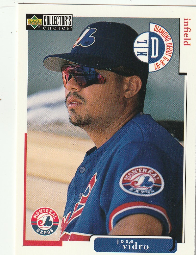 FREE SHIPPING-1998 Upper Deck Collector's Choice Diamond Debut Jose Vidro #434