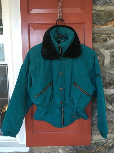 womens ski jacket teal