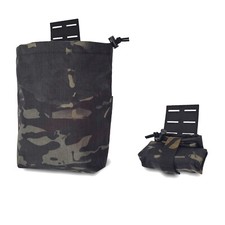 Tactical MOLLE Platform Adapter Magazine Dump Pouch Mag Drop Pouch Storage Bag