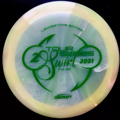 New Discraft 2021 Ledgestone Swirly Z Pulse * Disc Golf * 174g