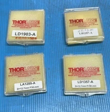 LOT THORLABS LA1289-A /  LD1903-A / LB1187-A / LD1357-A-- D=12.7MM F=50.MM