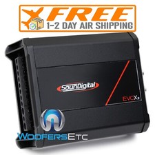 SOUNDIGITAL EVOX 800.4 4-OHM MINI 4-CHANNEL 800W RMS MOTORCYCLE AMPLIFIER NEW