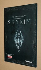 The Elder Scrolls V Skyrim Kit de Prensa Alemán Hoja de Archivo Página de Anuncio Folleto Promoción Raro
