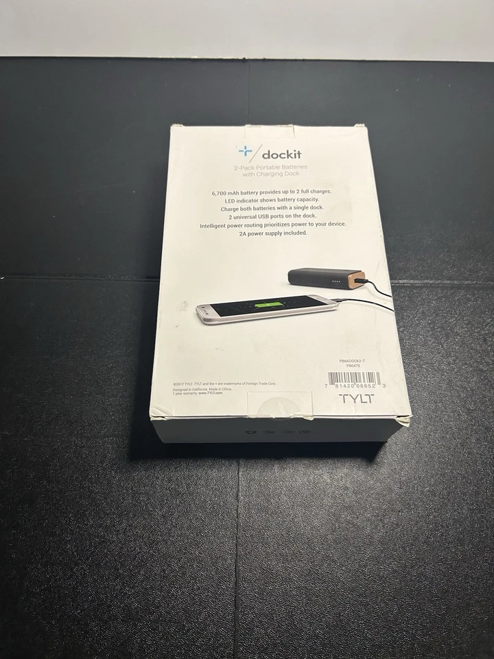 Banco de energia portátil TYLT Dockit Grab-and-go - Imagem 3 de 3