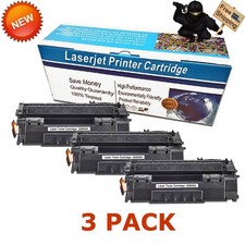3 Pack High Yield Q5949A 49A Toner Cartridge For HP LaserJet 1160 1320 3390 3392