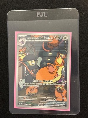 Team Rocket's Raticate 202/182 Illustration Rare SV10: Destined