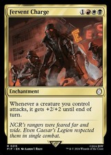x1 Fervent Charge - Foil R MTG Universes Beyond: Fallout M/NM, English