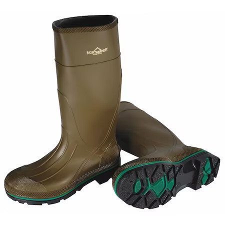 Honeywell Servus 75120/10 Rubber Boots, Plain Toe, Defined H