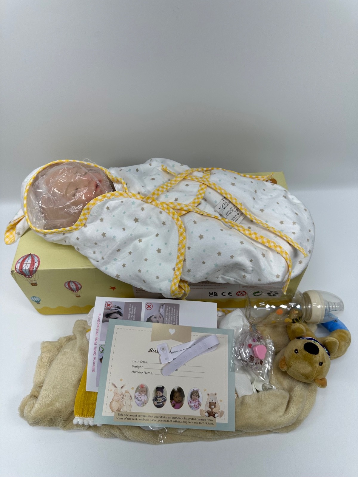 Silicone Full Body 14 Inch Waterproof Realistic Newborn Girl