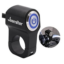Universal 7/8" Motorcycle Handlebar Switch with Blue LED - Blue LED for 7/8inch