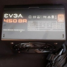 EVGA 450 BR 450W 80 PLUS Bronze ATX Power Supply PSU w/ Power Cord