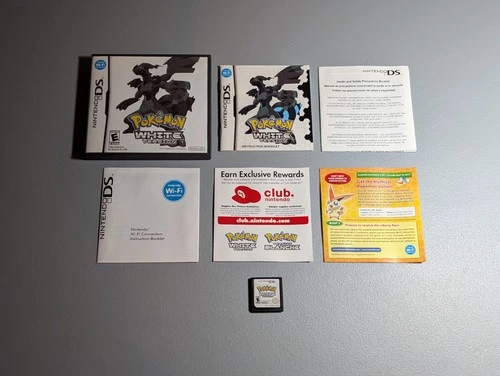 Pokemon White Version (Nintendo DS, 2011) Complete CIB - Authentic - Tested