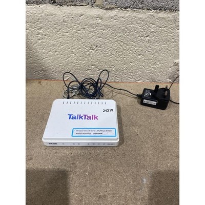 D-Link TalkTalk DSL-2680 Modem Router weiß WLAN WLAN ADSL2+ 2-Ethernet Port