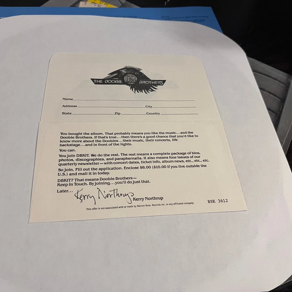 DOOBIE BROTHERS - The Best Of, Volume II (w/Insert) - 12" Vinyl Record LP - EX - Image 4 of 4