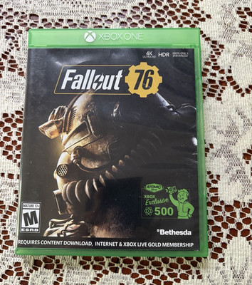 Bethesda Fallout 76 Microsoft Xbox One 4K Ultra HD HDR Xbox One X Enhanced