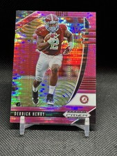 2020 Prizm Draft Picks Prizms Pink Pulsar Derrick Henry #33 Alabama