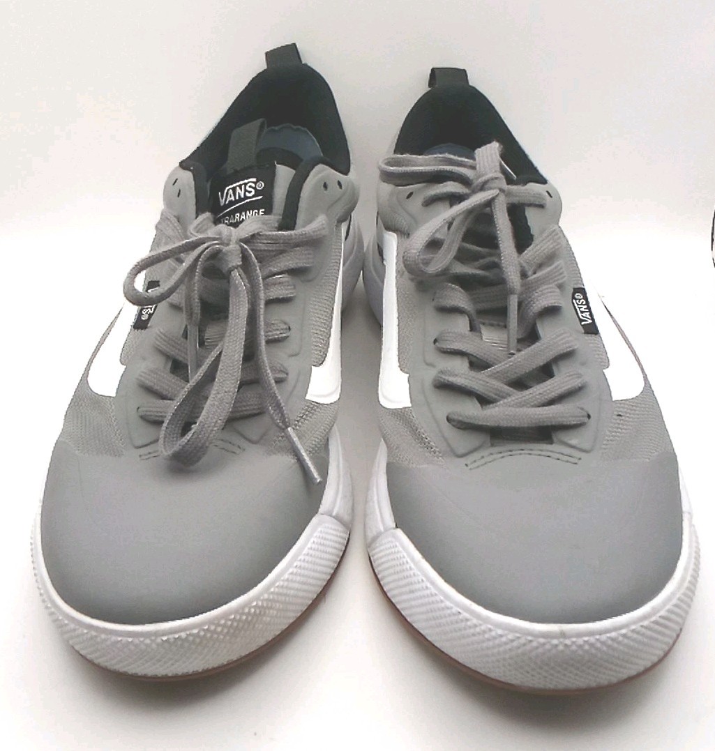 Vans Ultrarange Mens Size 10 Gray Athletic Shoes Lightweight Casual Sneakers Vans UltraRange Gray Running Trail Shoes Mens 7.5 Nice Pre  main image 4