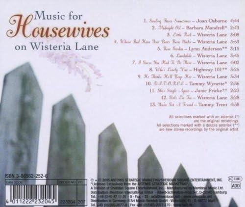 Various Music for Housewives on Wisteria Lane (CD) (US IMPORT)