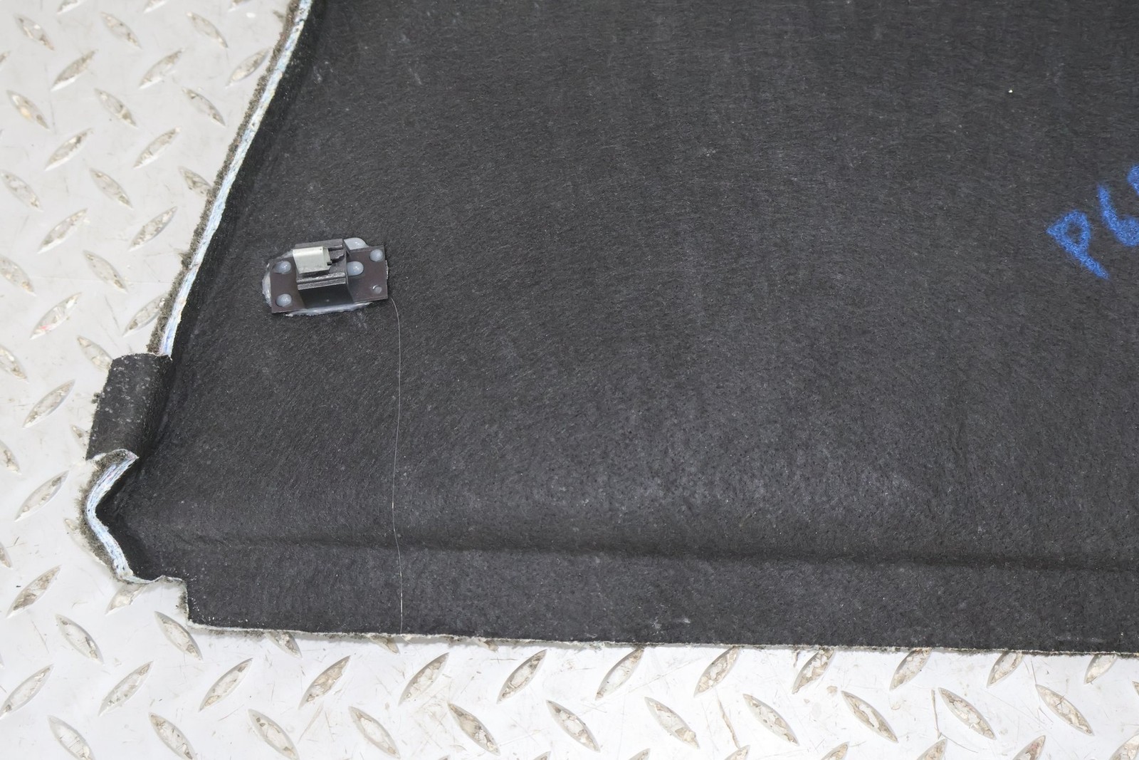 06-12 Bentley Flying Spur Left LH Interior Carpeted Trunk Trim Panel (Dark Gray)