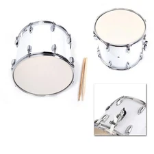 LEADZM 14in*10in poplar white marching drum