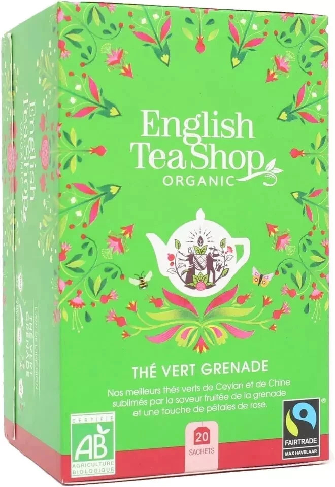 Shop Organic Green Tea & Pomegranate Flavor X 2 Pack Free Sh