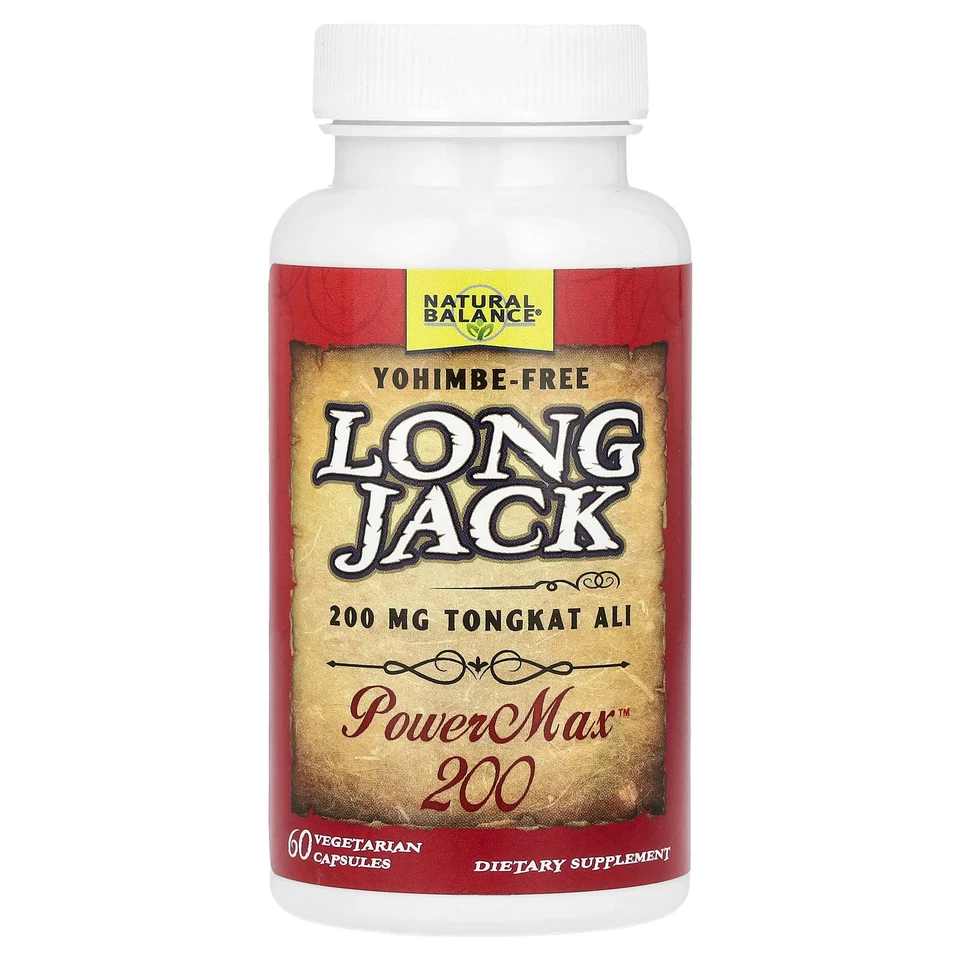 Long Jack, PowerMax™, 60 cápsulas vegetarianas (100 mg por cápsula) Foto 3 de 3
