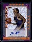 2024-25 Topps Finest Jalen Bridges Auto Autograph RC #RFA-JB Suns Rookie