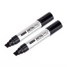 ZEYAR Permanent Marker Pens, JUMBO Size, Aluminum Barrel, Set of Jumbo, Black