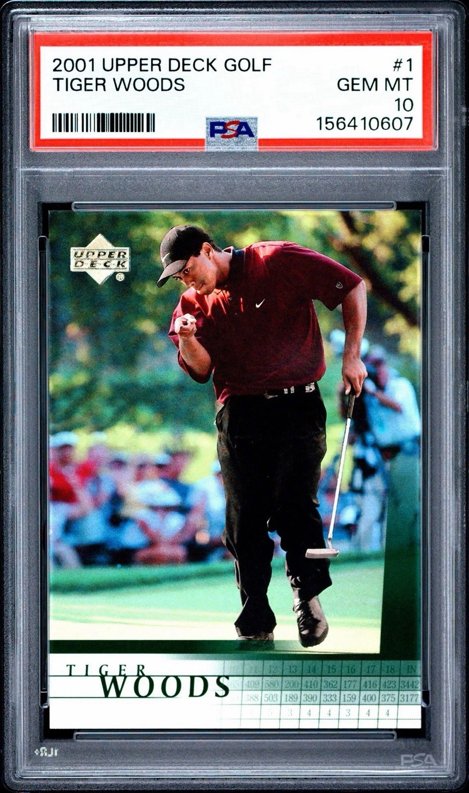 Tiger Woods Upper Deck RC PSA 10