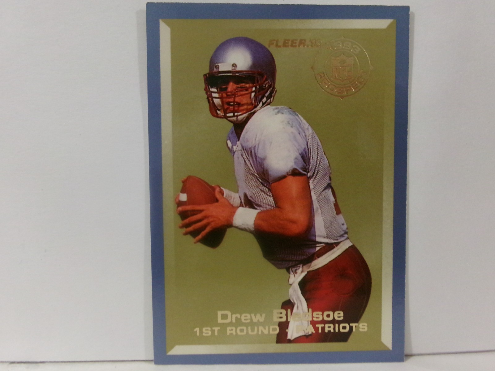 1993 Fleer Prospects Drew Bledsoe #1 Rookie RC