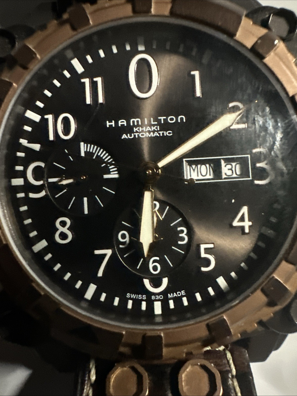 Hamilton Khaki BelowZero Chronograph Automatic Sw… - image 13