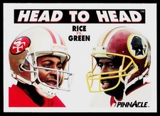 1991 Pinnacle #355 Jerry Rice / Darrell Green