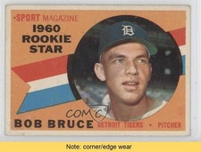 1960 Topps Sport Magazine 1960 Rookie Star Bob Bruce #118 READ 0j0