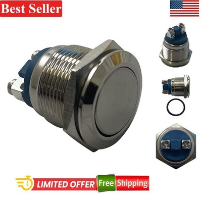 Reliable Stainless Steel Ignition Push Button Switch - 12V with  Protection