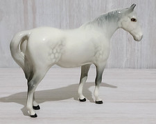 Beswick Small Mare Facing Right Head Up Dapple Grey Gloss Figurine No. 1991