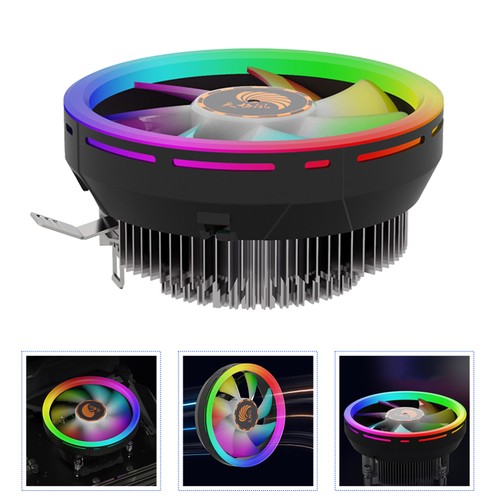 CPU-Lüfter 12V 12cm Bunte Beleuchtungsheizkörperlüfter CPU-Kühlkühlkühler-Lüfter - 第 2/12 張圖片