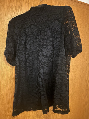 Spitzen Shirt Bluse Grob Strick Polyester Cable And Gauge S Spitze 