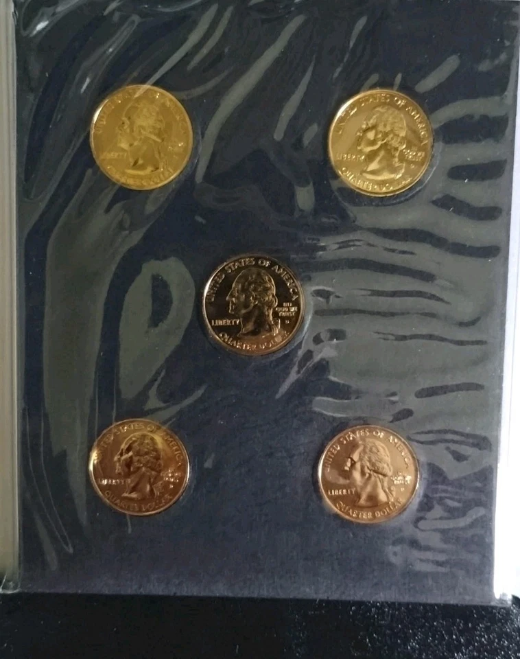 24 Karat Gold Plated 2007 State Quarter Collection - Image 4 of 4