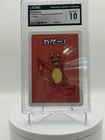 Japanese Pokemon CHARMANDER Playing Cards RED BACK 2019 GEM MINT 10 CGC