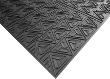 Indoor/Outdoor Scraper Door Mat, 3' X 4', Shoe and Boot Scraper Mat, Cleans Mud,