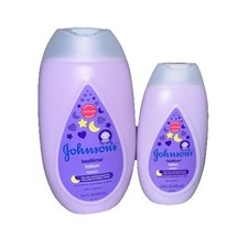 Johnson  Johnson Bedtime Lotion Set Of 2. 13.6 Oz/6.8 Oz. Lavender For Babies