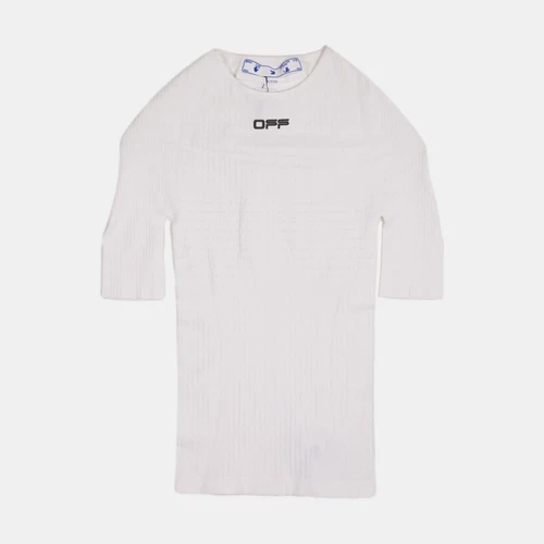 Abito Off White Bodycon Active Taglia S Corto Donna Bianco Poliammide