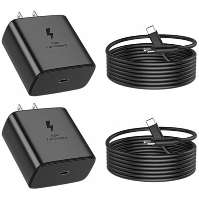 2026 Super Fast Charger USB , 2Pack 45W -Android Charger Fast Charging Cord w...